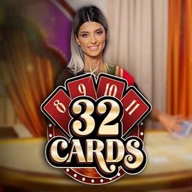 Official Live Casino logo: 32 Cards by Ezugi at Wintino Casino