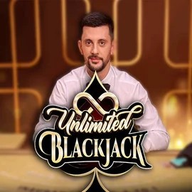Unlimited Blackjack online game logo by Ezugi on wintinocasinoo.com